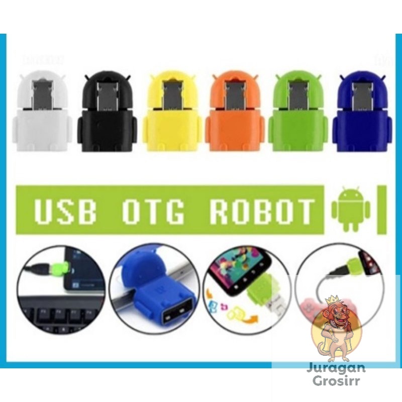 JG - OTG ROBOT ANDROID PENGHUBUNG FLASH DISK