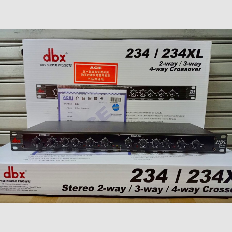 Crossover DBX 234 XL Audio Prosessor DBX 234XL