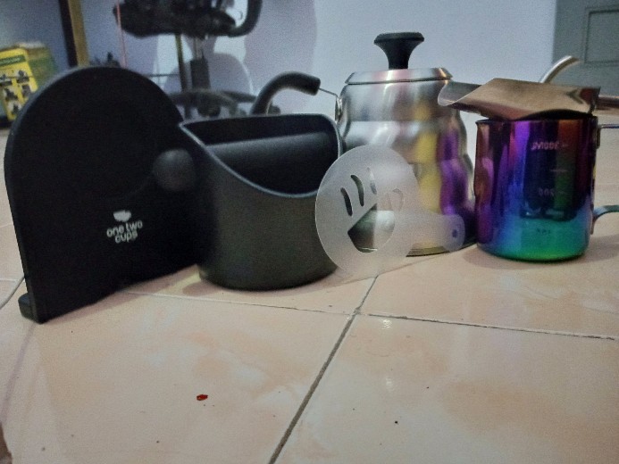 Tamping Mat Mini Alas Portafilter Tamper Mat Kopi Espresso Tatakan