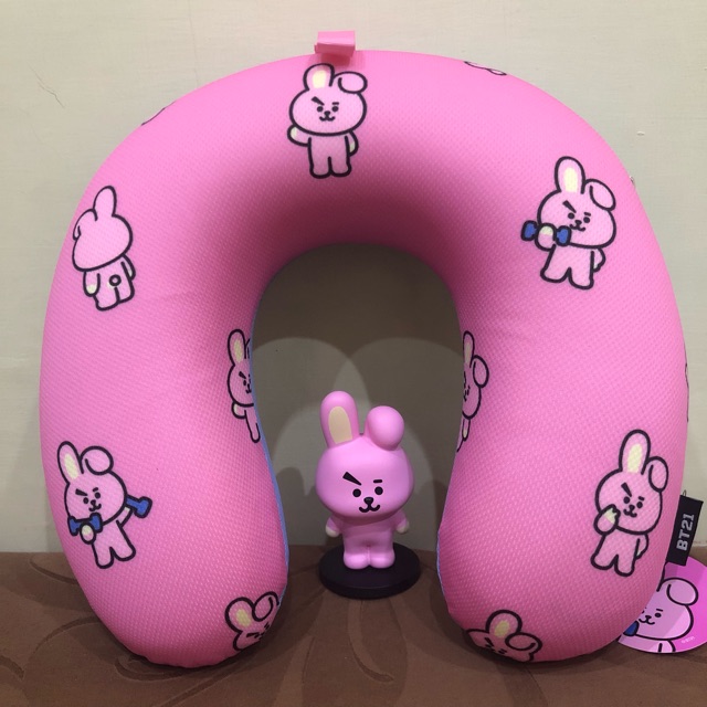 🇰🇷 BT21 X NARA HOME DECO OFFICIAL COOKY MESH MEMORY FOAM NECK PILLOW 🇰🇷