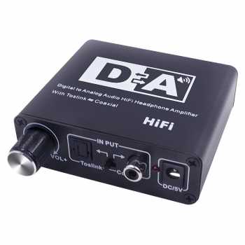 IDN - KONVERTER DAC COAXIAL &amp; TOSLINK KE 3.5MM AUX RCA