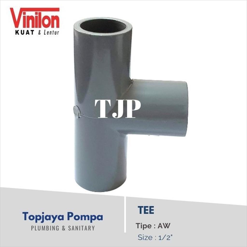 TEE PVC AW VINILON 1/2&quot;