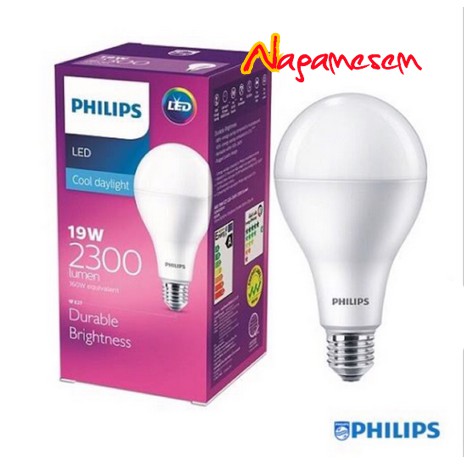 PHILIPS LAMPU LED BULB 19w 19 Watt PUTIH Cool Daylight (Garansi 3 Tahun)