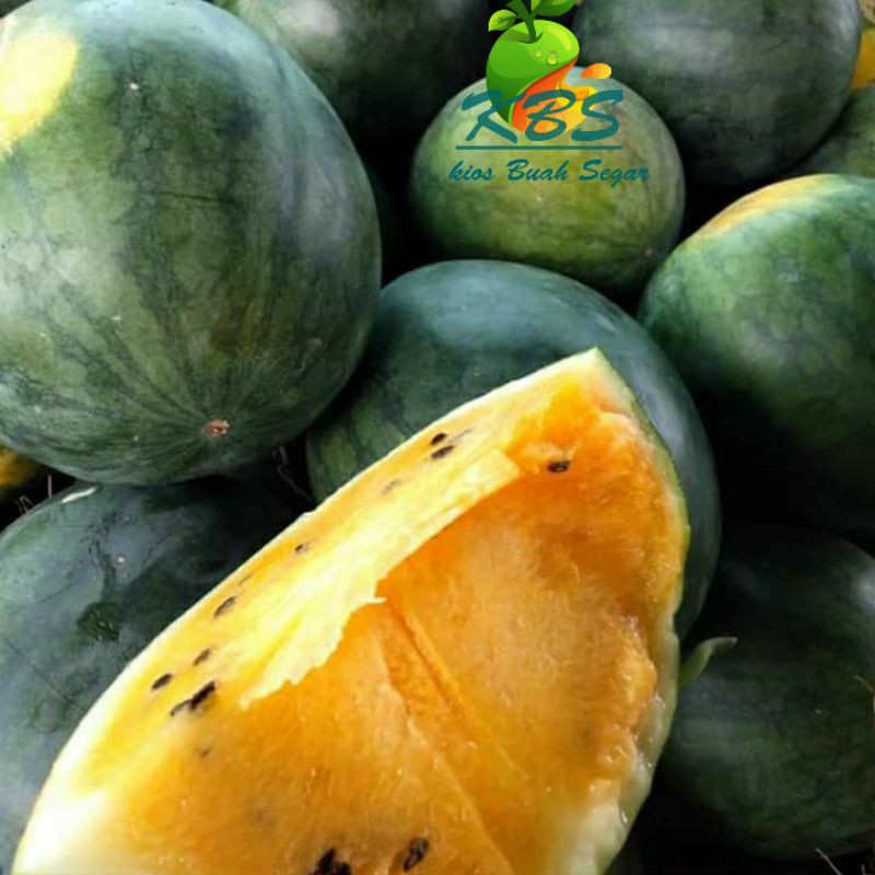 

Buah Semangka Black Orange Manis / 1 Pcs / 4Kg
