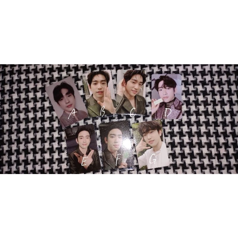 got7 Jinyoung call my name photocards