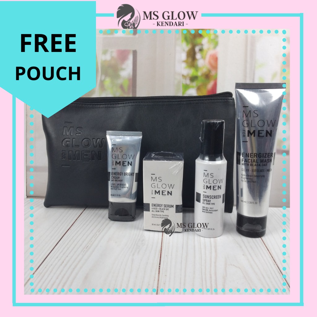 MSGLOW MS Glow for Men Skincare Khusus Pria Paket Lengkap