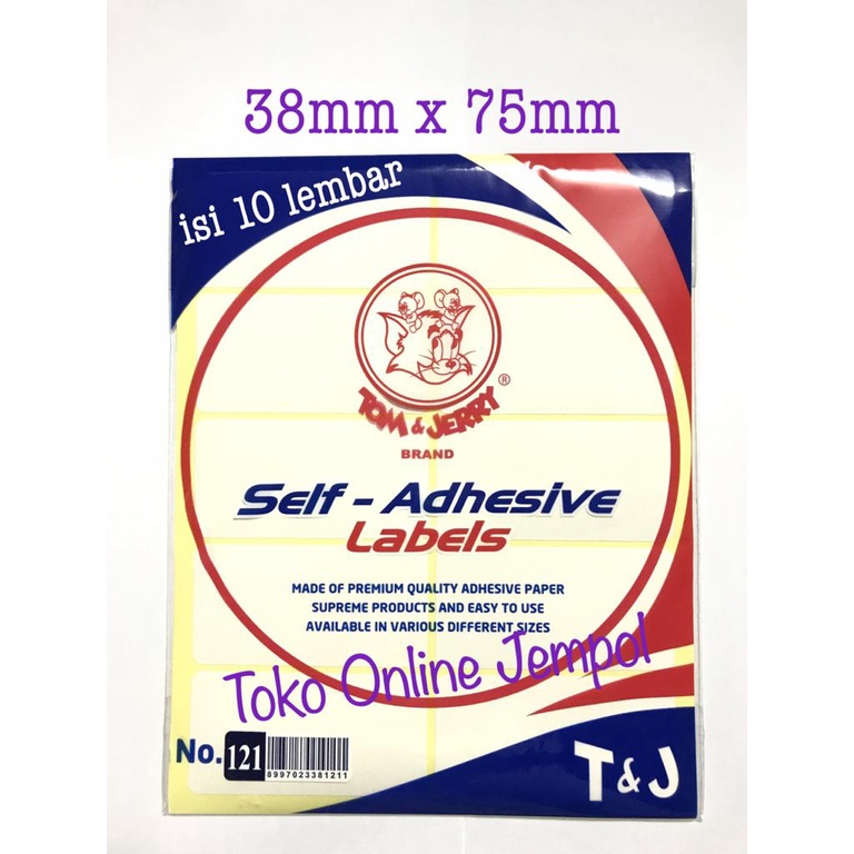 

Label Stiker Jerry 38x75mm no.121 Tom and Jerry undangan Tom n Jerry Jeri Stickers ATK1026TJ