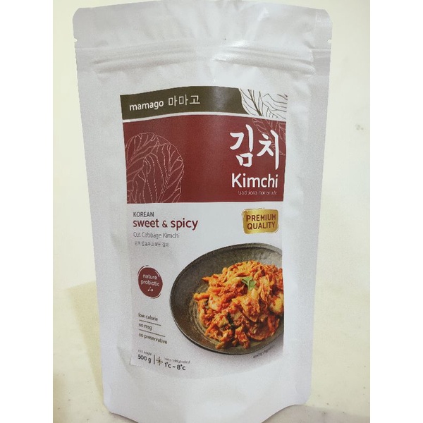

Mamago Kimchi Premium 500g. Cut Napa Cabbage Kimchi