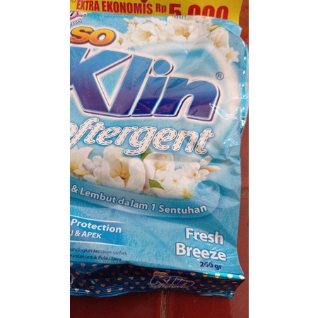Sabun Cuci Pakaian So Klin Softergent Fresh Breeze Detergen 5000