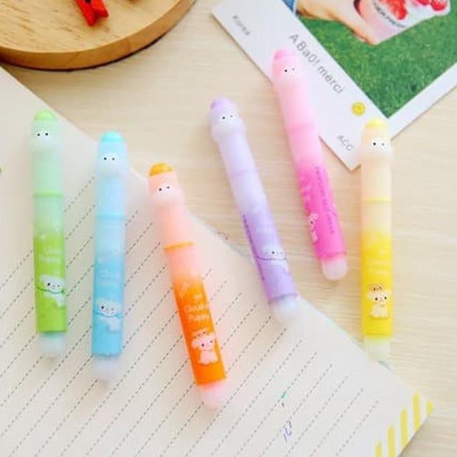 

TI0 J2 - Pen marker set isi 6 cloud puppy / highlighter Terbaru