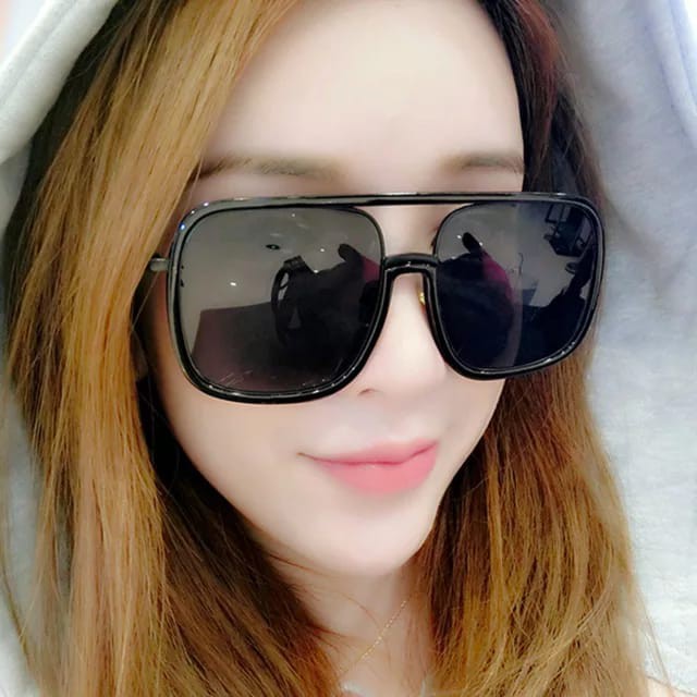 ♥TMALL88♥ Kacamata Wanita Hitam Kotak Gaya Style Sunglasses Kaca Mata Fashion Eyewear