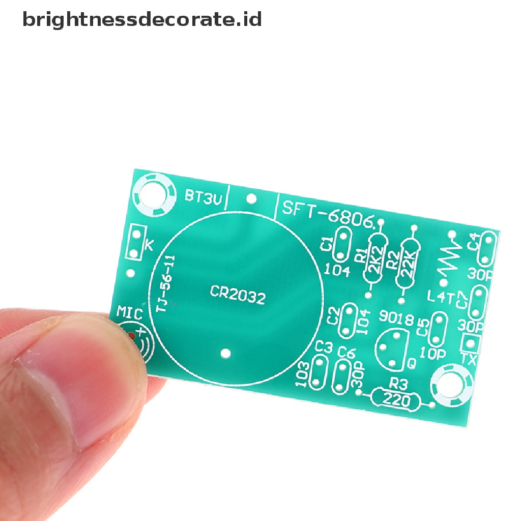 Transmitter Radio Fm Stereo Diy Dengan Mic Dc 3v Untuk Solder