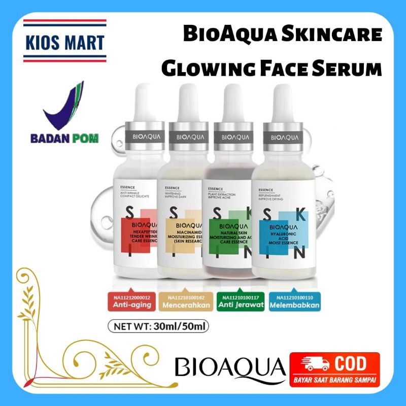 Bioaqua Skincare Glowing Face Serum / Niacinamide Brightening Serum / Hyaluronic Acid Serum / Anti Aging Serum