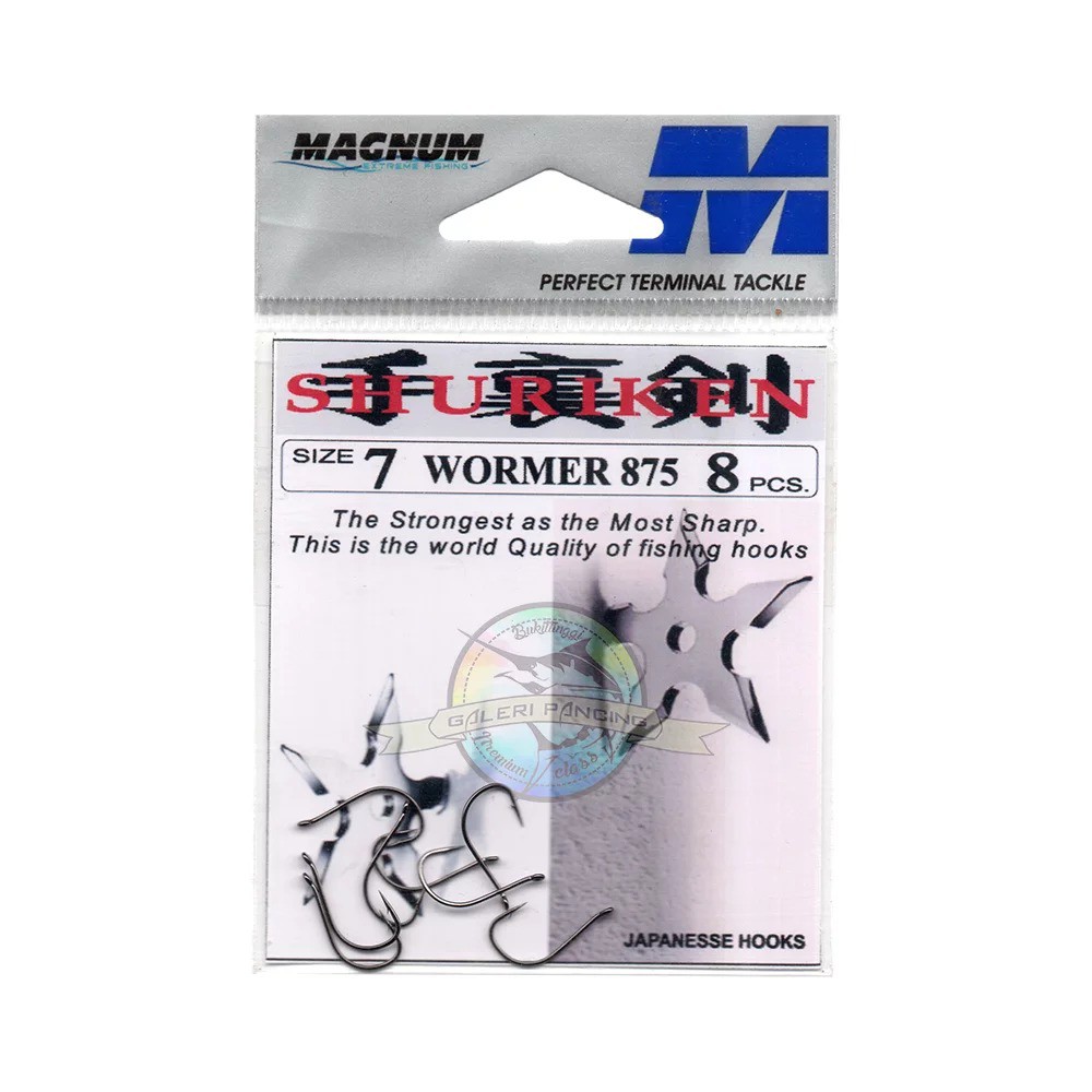 Kail Pancing Magnum Shuriken Wormer 875 No 7