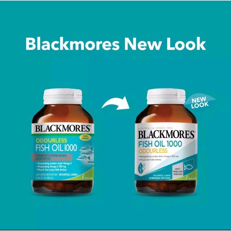 BLACKMORES Odourless Fish Oil 1000 (90)