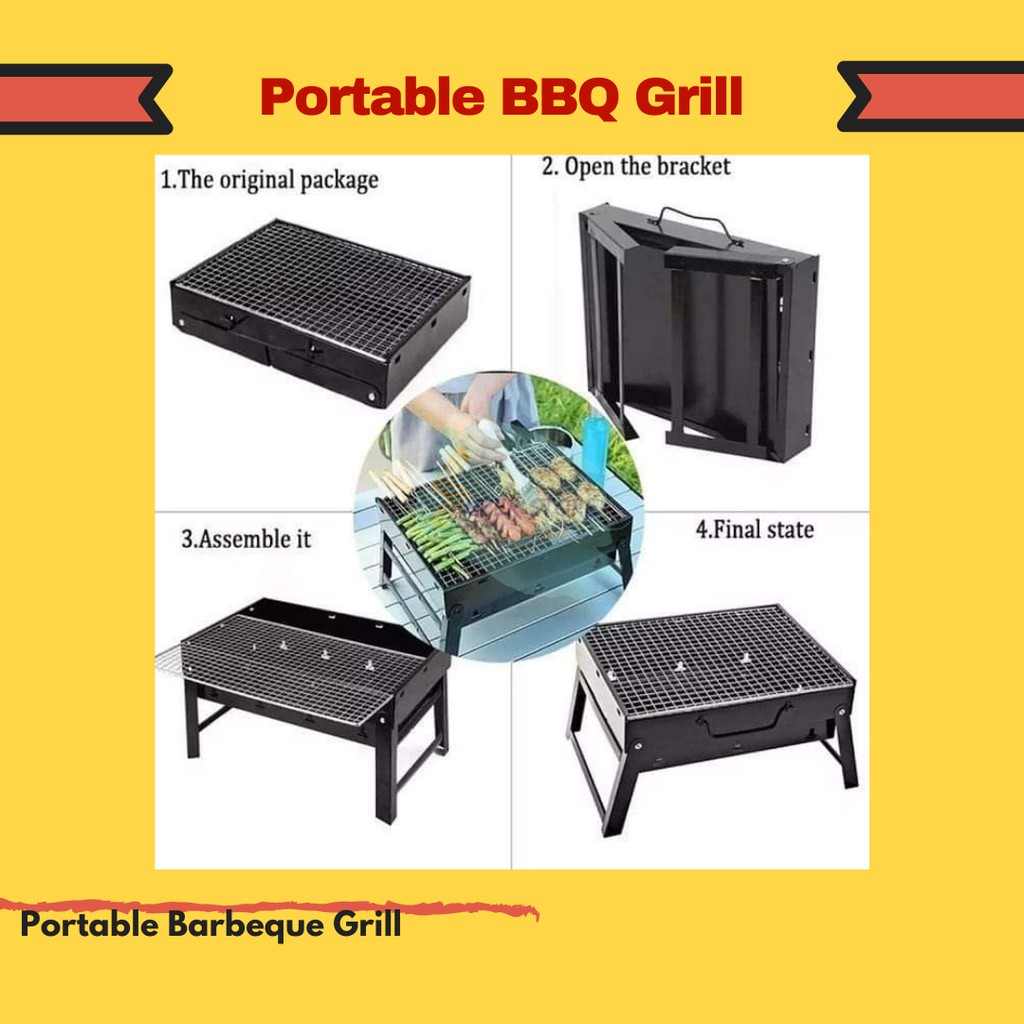 Portable BBQ Grill / Grill BBQ / Portable Grill BMW / Panggangan Barbeque / Bakaran