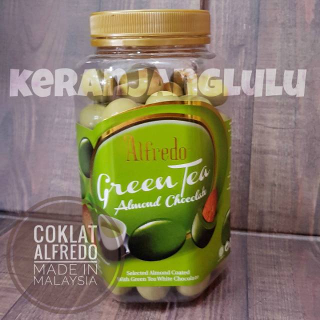 

Alfredo Green Tea 450gram/Coklat Green Tea/Coklat/Permen Coklat Almond Green Tea/Green Tea Almond