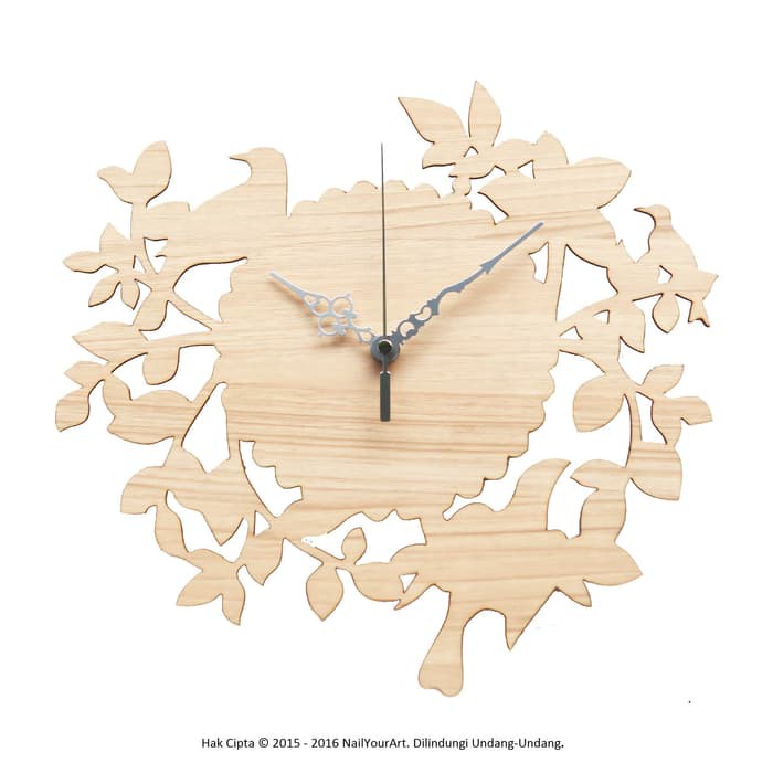 Jam Dinding Unik Artistik - BirdNest II Wall Clock