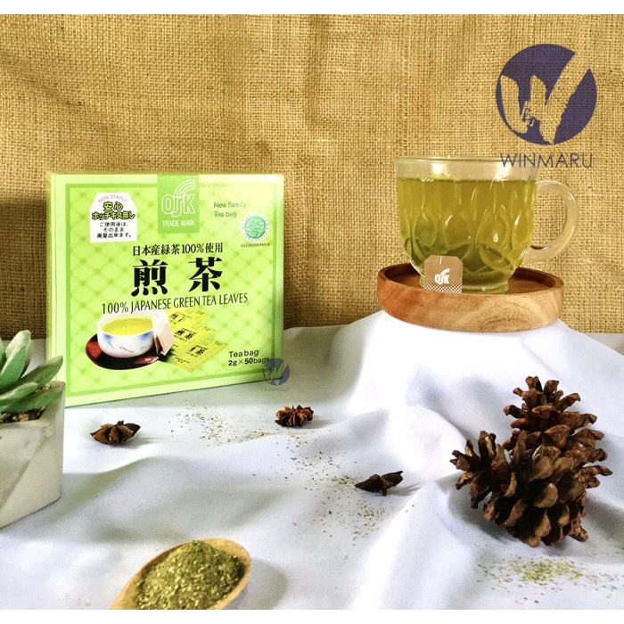 

TEH-DAUN- JAPANESE GREEN TEA 50 SACHETS OSK - TEH HIJAU SACHET - HALAL MUI -DAUN-TEH.