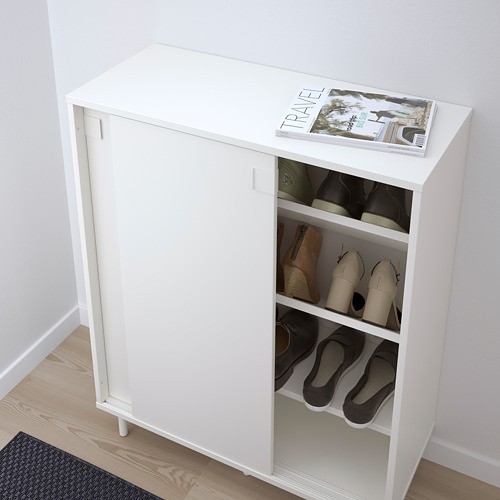 Kabinet/tempat sepatu &amp; sendal,  rak sepatu, lemari sepatu, putih, 80x102 cm