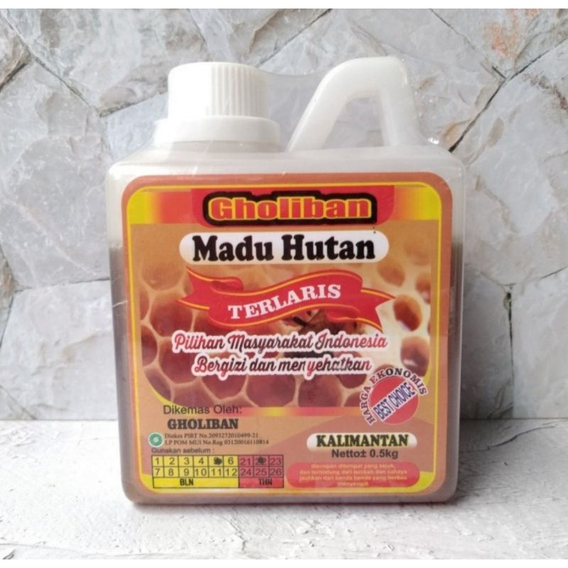 

Madu Hutan Kalimantan Gholiban Plus Bee Royal Jelly 500 gram