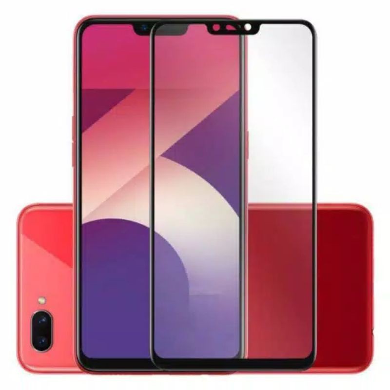 Tempered Glass Oppo F7 Full Cover Protector Premium Quality