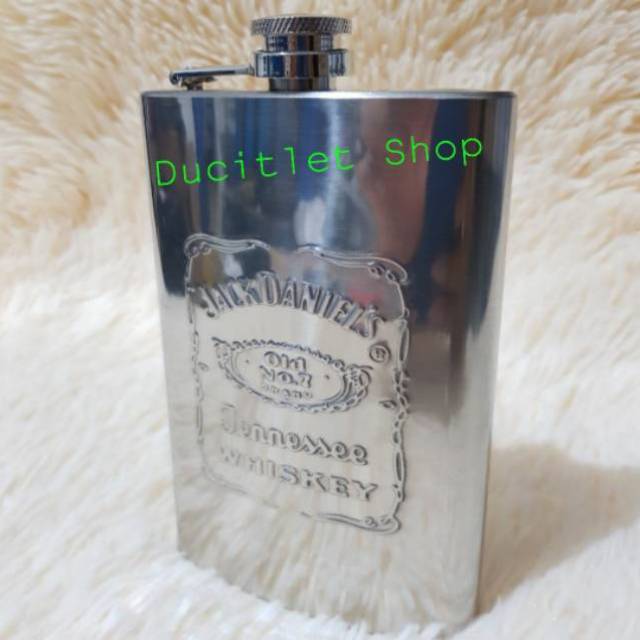 Wisky Stainless Hip Flask Arak/Tempat Minuman Alkohol oz/Botol Kaleng