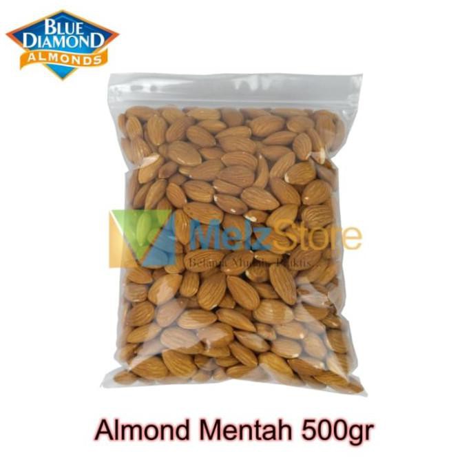 

Big Sale Kacang Almond Mentah Kupas Utuh Raw Whole Blue Diamond 500gr Promo Awal tahun