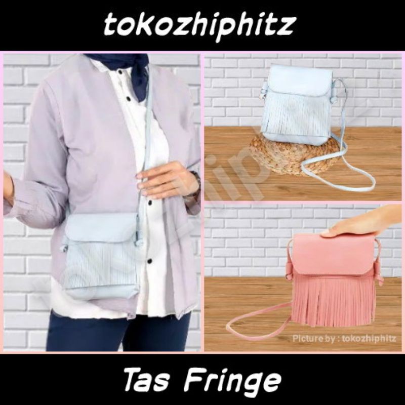 Fringe Bag / Tas Fringe / Furing Bag / Tas Furing / Tas Selempang / Sling Bag / Tas Slempang
