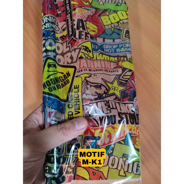 carbon wtp motif kartun carbon celup water transfer printing