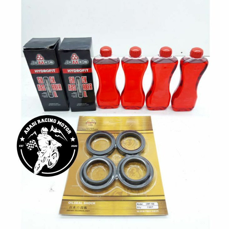 Nda Sil Seal Shock Sok Depan CRF150 CRF 150 Assy Set Bonus Oli Shock 4 Botol High Quality