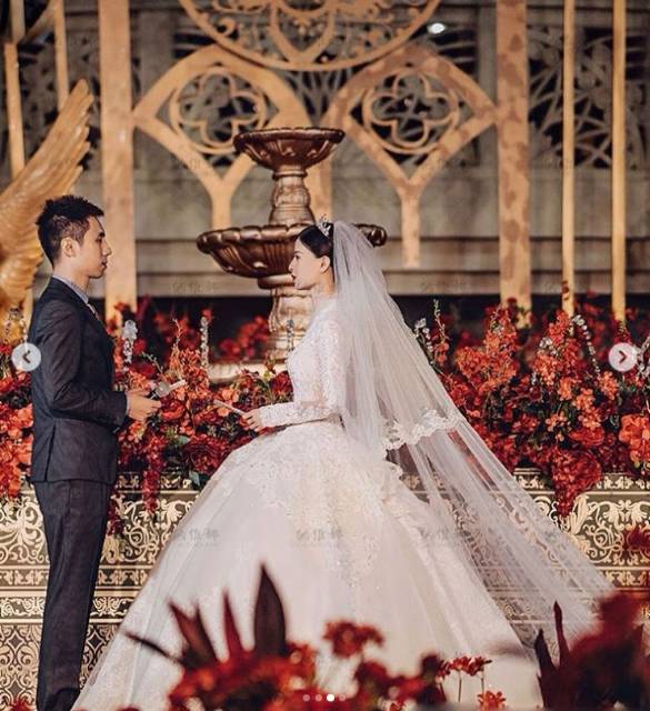 Gaun Wedding Pengantin Malam Model Terbaru Shopee Indonesia