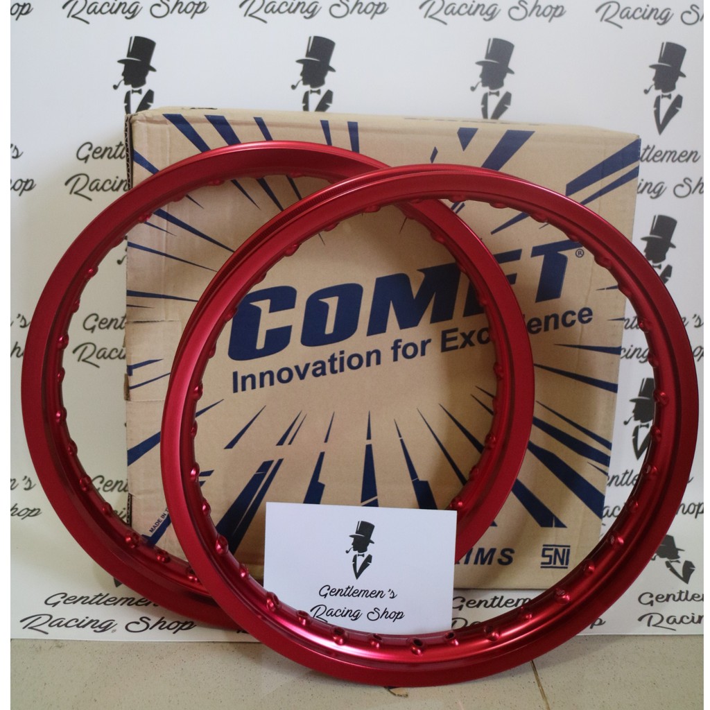 Velg Rim Comet W Shape Ring 17 x 160/160 RED / MERAH