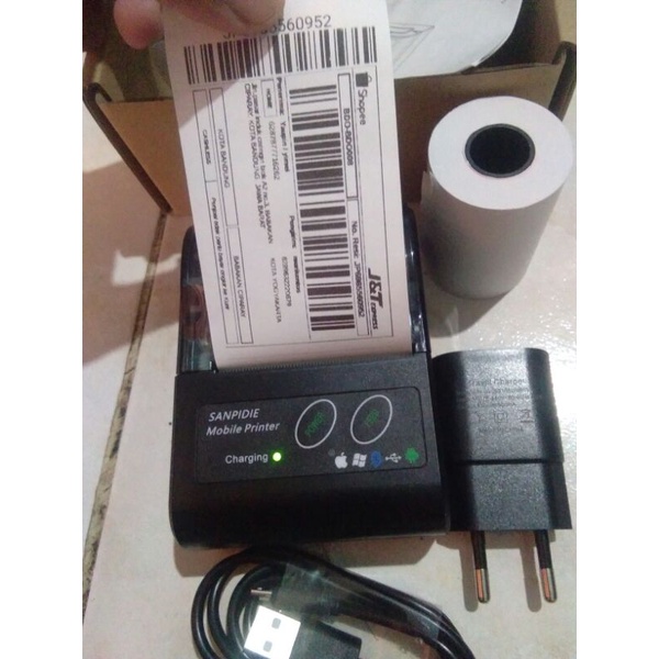printer bluetooth 58mm cetak resi shope