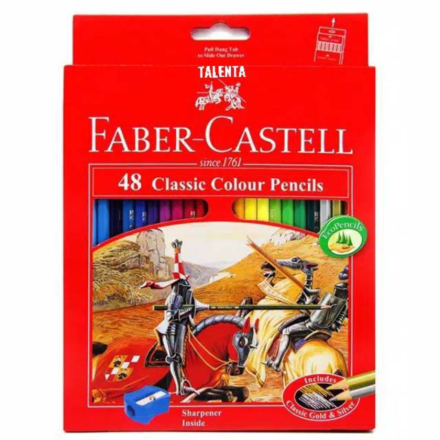 Pensil Warna Faber-Castell Classic 48 Warna