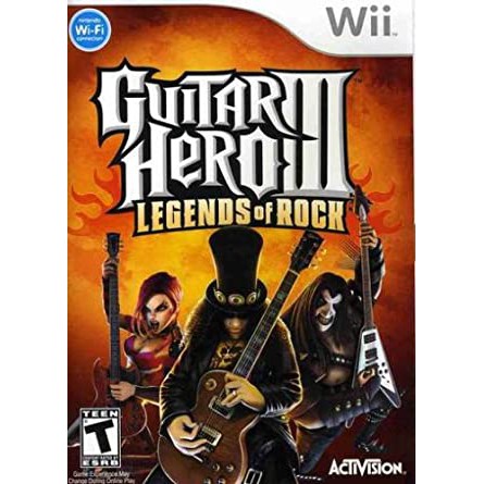 GAME KASET NINTENDO WII GUITAR HERO 3 LEGENDS OF ROCK