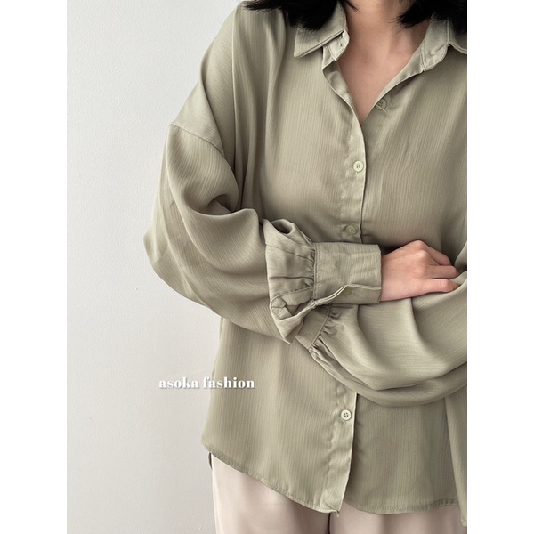 ASOKA SHINE TOP 2110 - Kemeja Premium Wanita | Atasan Wanita | Kemeja Basic Polos