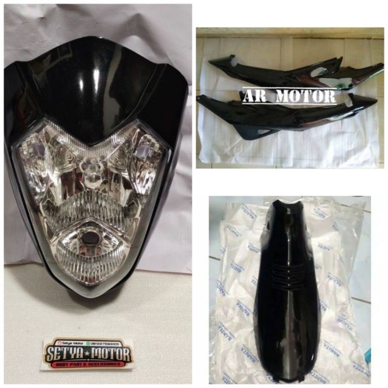 batok satria fu thailand body belakang satria fu thailand dan cover dek satria fu thailand