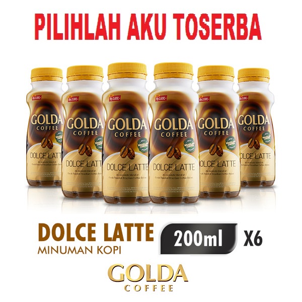 

GOLDA Minuman Kopi Dolce Latte 200 ml - ( Harga paket isi 6 botol )