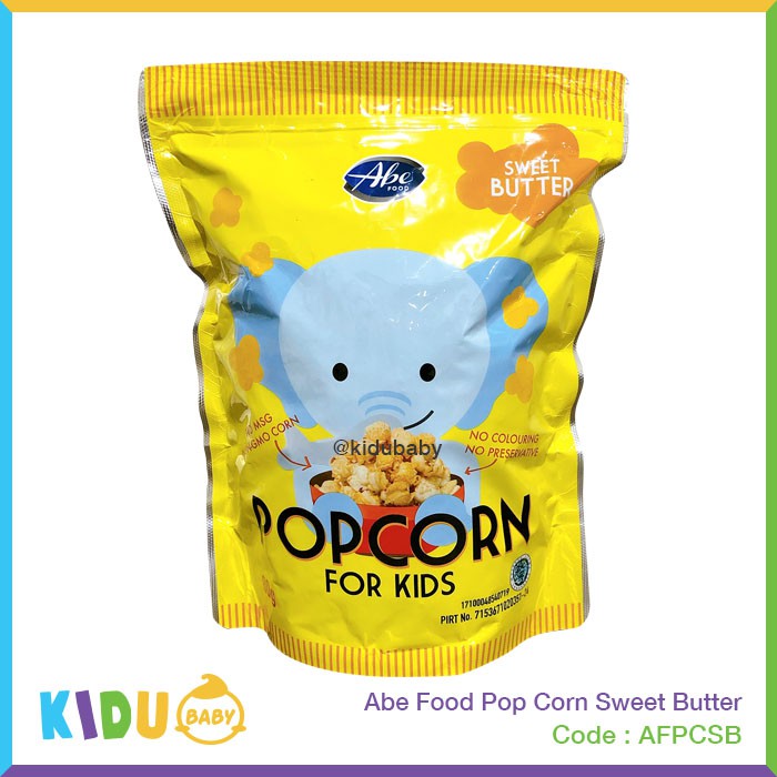 Snack Bayi &amp; Snack Anak Abe Food Pop Corn Kidu Baby