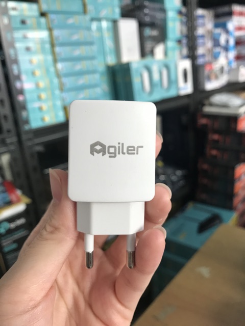 TRAVEL Charger AGILER 12V 1A / 2A  - ADAPTOR USB 1 port