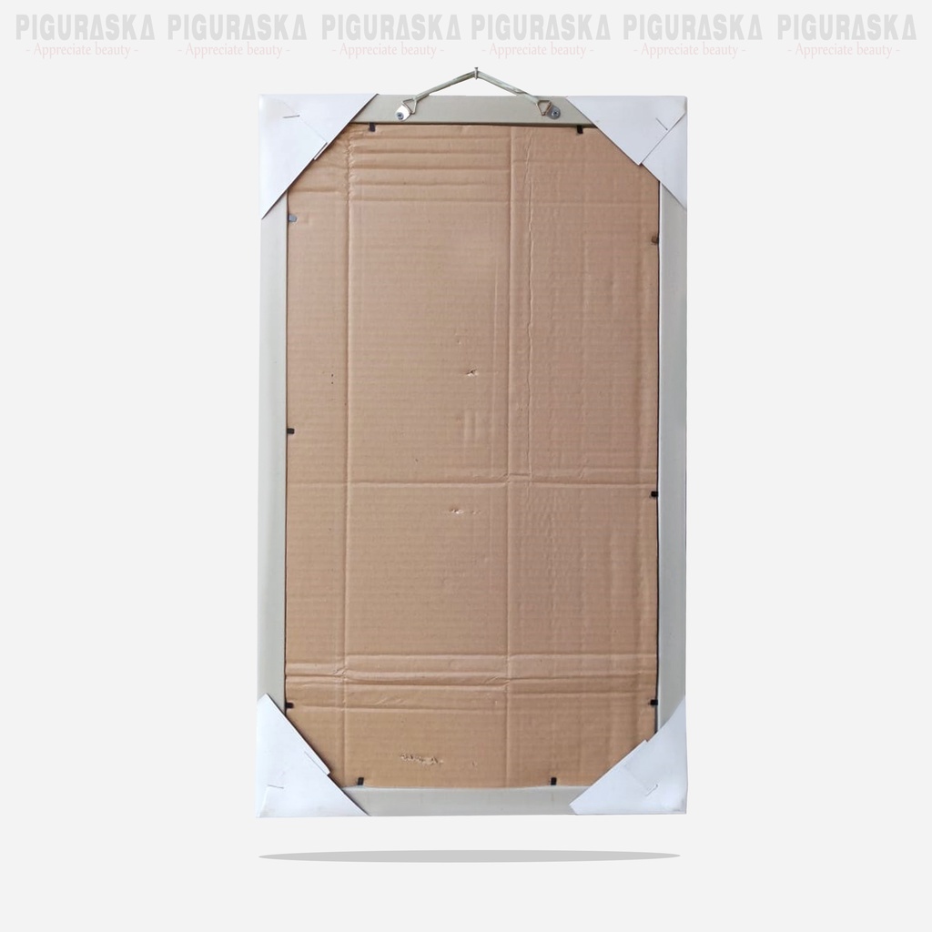 CERMIN DIDING / Kaca Miror / Cermin Gantung Rias / PIGURA CERMIN UK 30X50CM By Piguraska!-5