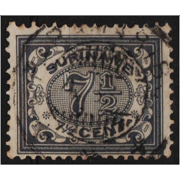 

Perangko Filateli A5-5 suriname VFU 1v 01.01.1902 definitive issues