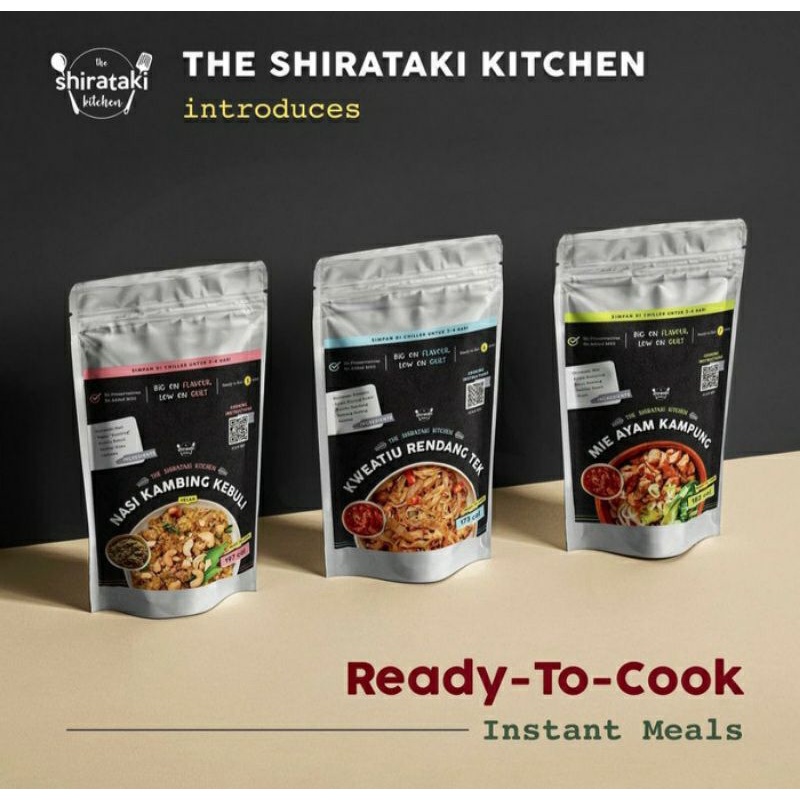 

The Shirataki Kitchen Ready-To-Cook Meals | Instant | Low Calorie | Mie Ayam | Chicken Noodle