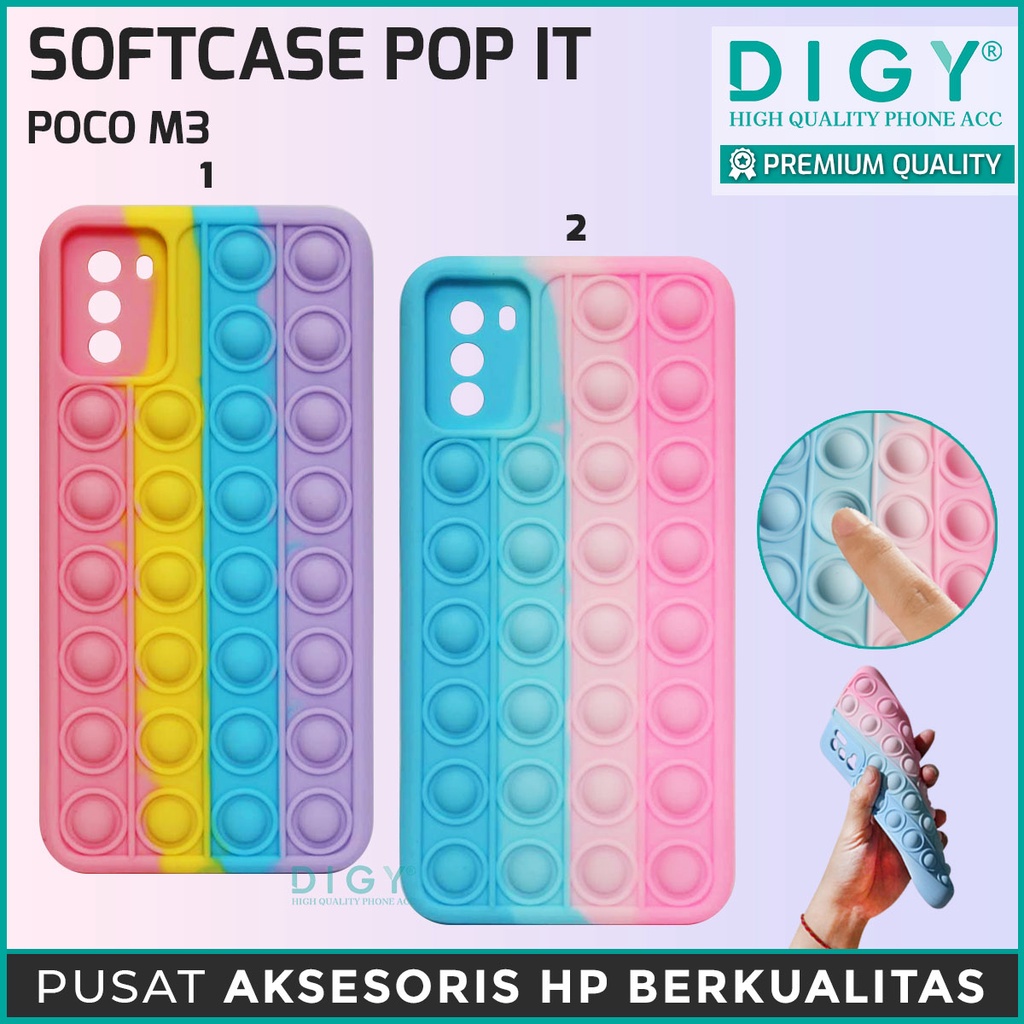 Soft case Pop It iPhone 13 pro max Samsung A32 4G A03S A02S A22 4G A12 Oppo A11K A12 A5S A5 A9 2020  REALME C12 C15   XIAOMI POCO C3