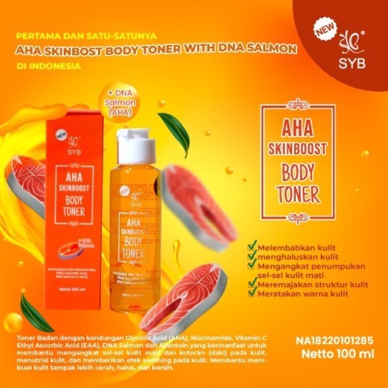 SYB AHA Toner Badan Skinboost