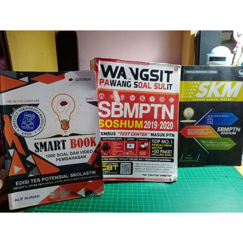 [Borong semua] Buku SBMPTN Soshum Bekas/Wangsit SBMPTN Soshum/Smart Book Cerebrum TPS/SKM