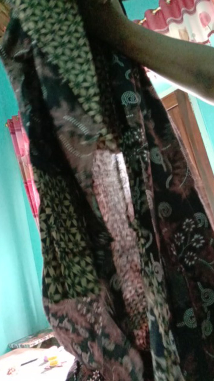 Gamis Batik Manggar, Padi,sekar,cantik,kubis,kipas,daun,kupu,nadine,gendis