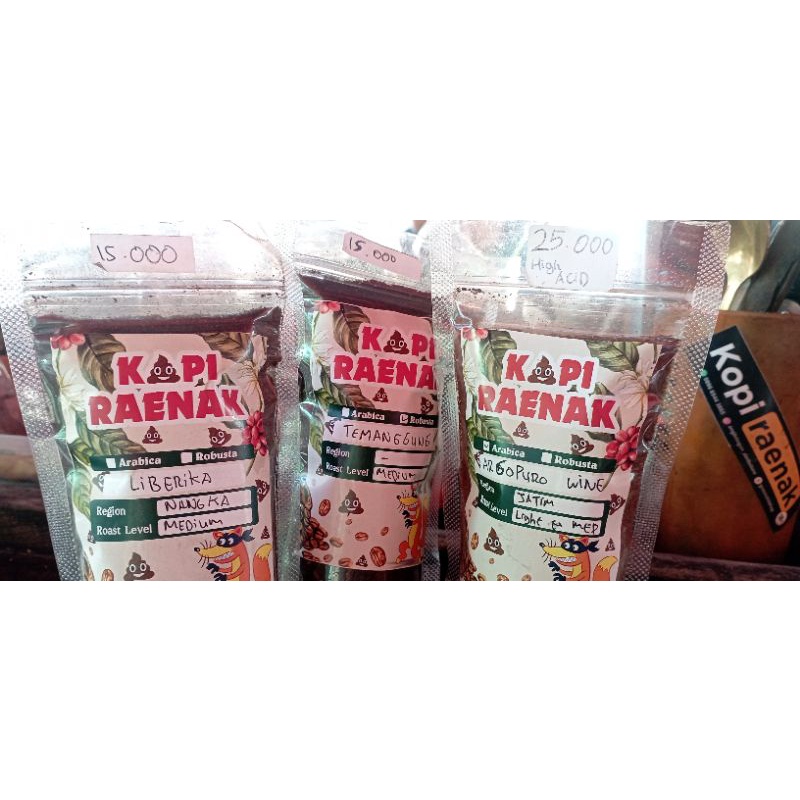 

paket coffe greenshit shoop kopi raenak