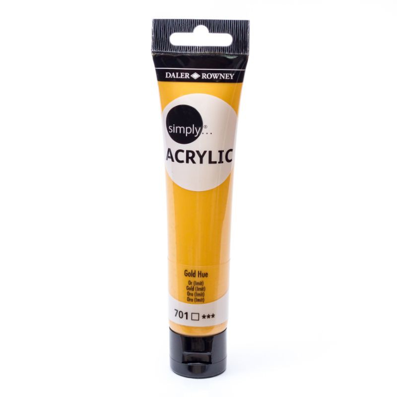 

Daler Rowney SIMPLY ACRYLIC Gold - 75 ml (126975701)